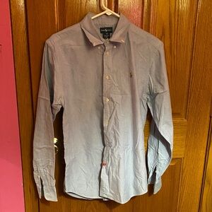 Ralph Lauren Men's Light Blue Button Down Shirt